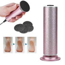 (Pink UK) Dermave Electric Foot Callus Remover, Pain-free Electric Callus Remover