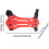 Arm Guard Forearm Protector Adjustable Breathable Ambidextrous Arm Protector for Kids Shooting Practice Red Color 5
