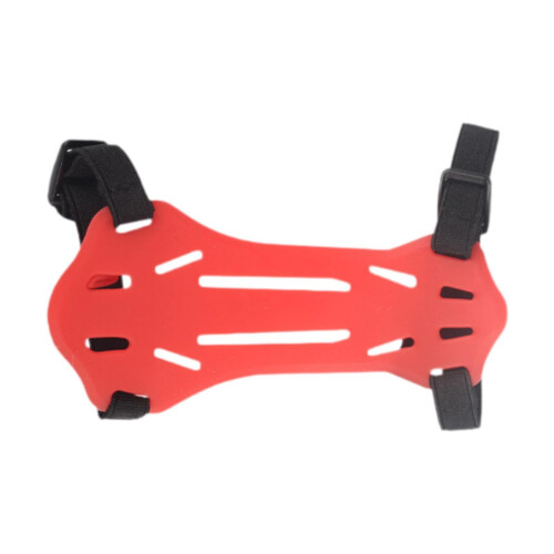 Arm Guard Forearm Protector Adjustable Breathable Ambidextrous Arm Protector for Kids Shooting Practice Red Color