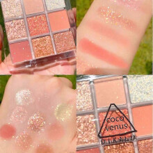 (A492) Fashion New Arrival Charming Eyeshadow Palette 9 Color Make Up Palette Matte Shimmer Glitter Eye Shadow Beauty Cosmetics Tools