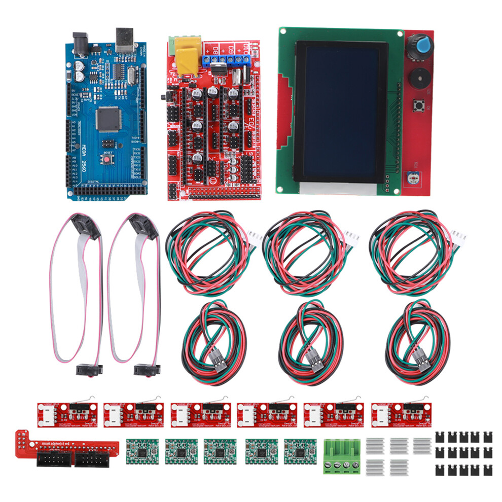 3D Printer Kit Ramps 1.4 12864 Controller + A4988 Light
