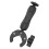 Universal Aluminum Pole Clamp Mount for Mini Satellite Antennas, Silver 12