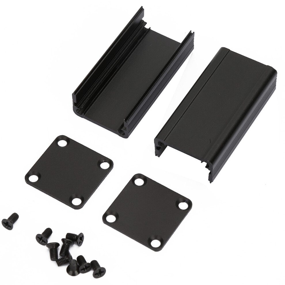 Aluminum Enclosure Pcb Instrument Shell Electronic Black