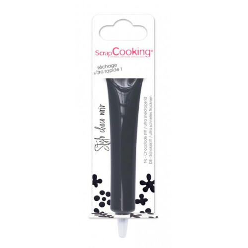Stylo sabor chocolate negro 25g - Scrapcooking