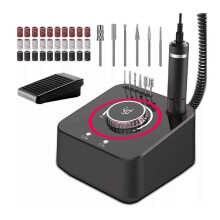 40000Rpm Professional Electric Nail Grinder, Nail Polishing Machine, Nail Milling Cutter Callus Grin