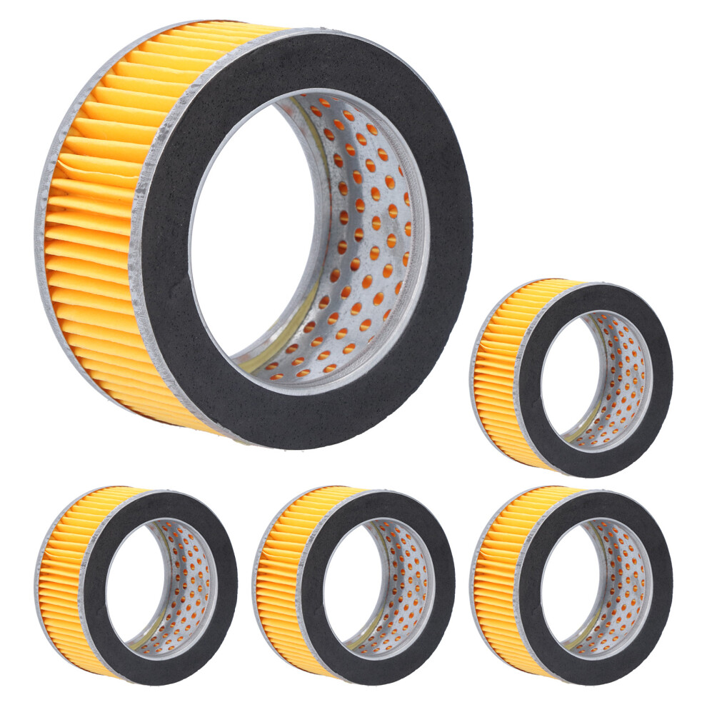 5Pcs Piston Air Compressor Filter Inner Element