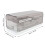 Luxurious Grey PP Egg Storage Container 32cm Rolling Dispenser 2