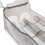 Luxurious Grey PP Egg Storage Container 32cm Rolling Dispenser 8