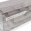 Luxurious Grey PP Egg Storage Container 32cm Rolling Dispenser 12