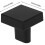 Set Of 10 Black Door Knobs Solid Brass Square Cabinet Knobs Vintage Kitchen Cabinet Knobs with Screws for Cabinet Cupboards Drawers (black) 4