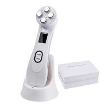 5 In 1 Wrinkle Remove Machine Anti Aging RF EMS Face Skin Tightening Beauty Tool with Box