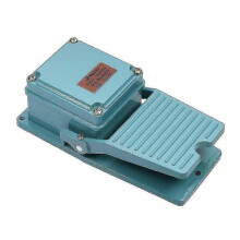 Heavy Duty Foot Switch Spdt No Nc 15a 250v Aluminum Foot Switch Pedal Electric Momentary Foot Pedal Switch, Tfs-402 Blue