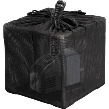 Pump Filter Bag with Fine Mesh Net, Drawstring Clogging Protection for Garden Ponds, Aquariums, Fountains, Outdoor Use