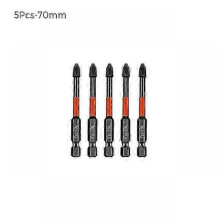 (5Pcs 04) 5/6pcs Ph2 Magnetic Cross Bit Set Phillips Impact Batch Head Anti Non-slip Waterproof Hardness Screwdriver