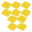 10PCS Soccer Spot Marker PP 23cm Square Flat 3