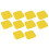 10PCS Soccer Spot Marker PP 23cm Square Flat 6