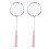 Badminton Rackets Pink Professional Separate Iron 4