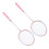 Badminton Rackets Pink Professional Separate Iron 10