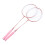 Badminton Rackets Pink Professional Separate Iron 6