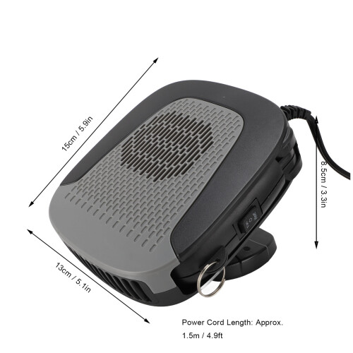 12V 150W Car Heater Defroster, Portable, Adjustable Angle 1