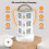 10-Outlet Power Tower with 4 USB, Multi Plug Power Extension Strip 1