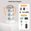 10-Outlet Power Tower with 4 USB, Multi Plug Power Extension Strip 6