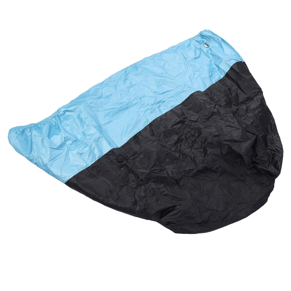 All Seasons Waterproof Motorcycle Cover Xl With Lock Hole & Storagebag Black/Blue 7901346375919