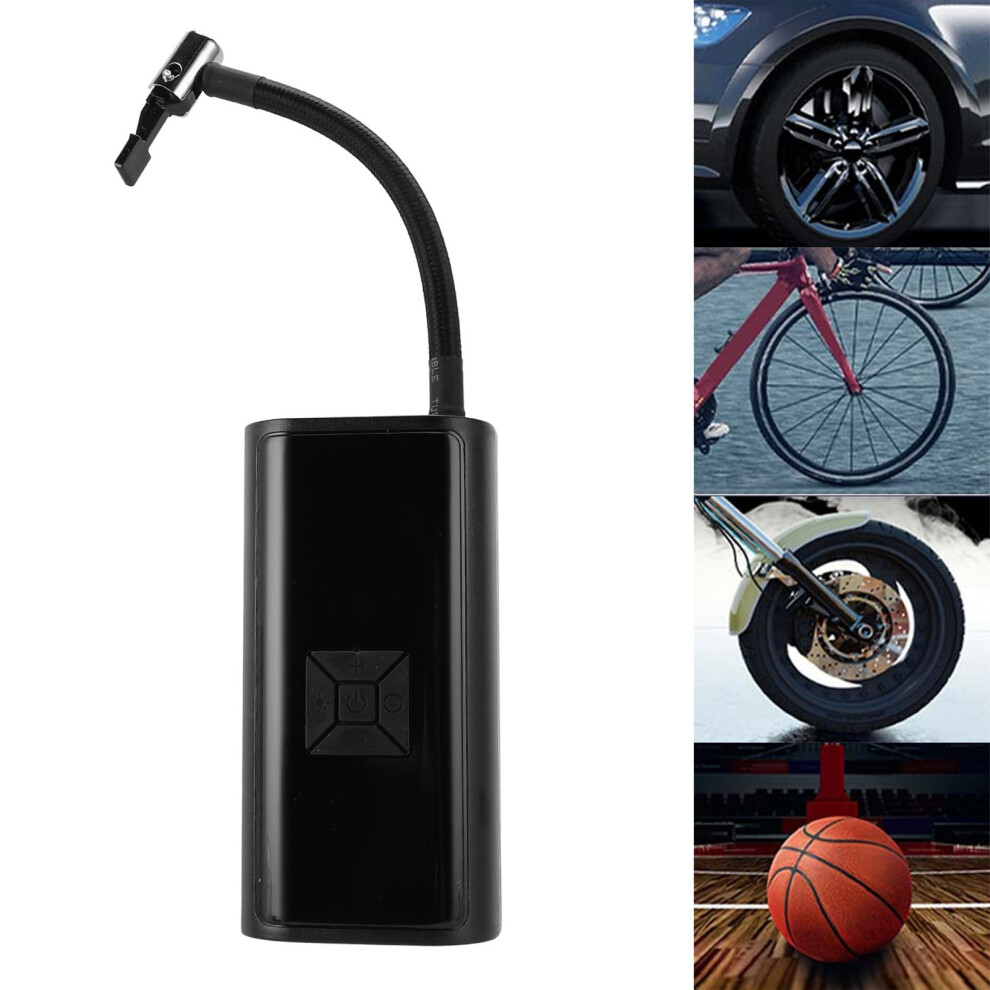 Portable Tire Inflator With Pressure Gauge, Sos, 150 Psi, 4500Mah 8101346376346
