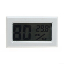 Hygrometer with 10-Second Refresh Rate, Accurate Humidity Measurement, White Color, Compact Design for Home and Office