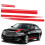 5 PCS Universal Red Car Racing Body Side Stripe 4