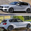 2pcs Side Skirt Racing Stripes Decal Stickers 4