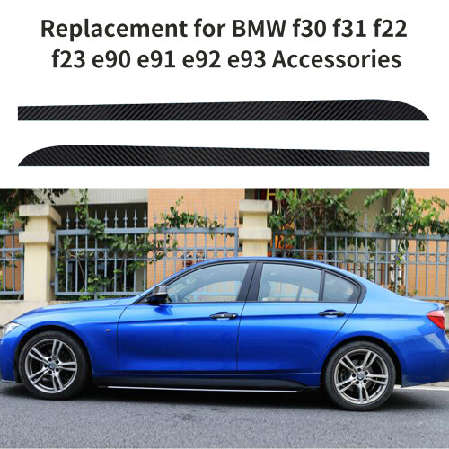 2pcs Side Skirt Racing Stripes Decal Stickers 1
