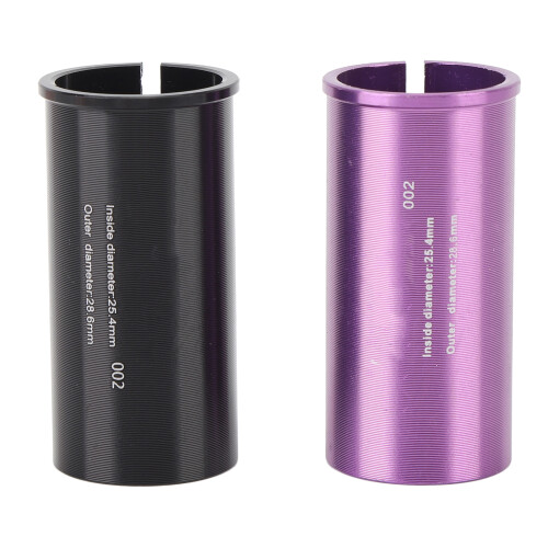 Aluminiumlegierungs-Sattelstützenadapter Scheibe 25,4–28,6 mm CNC-gefräst 1