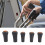 Forklift Lever Knob Replacement Set, Soft Rubber Grip, Universal Fit 4