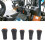 Forklift Lever Knob Replacement Set, Soft Rubber Grip, Universal Fit 5
