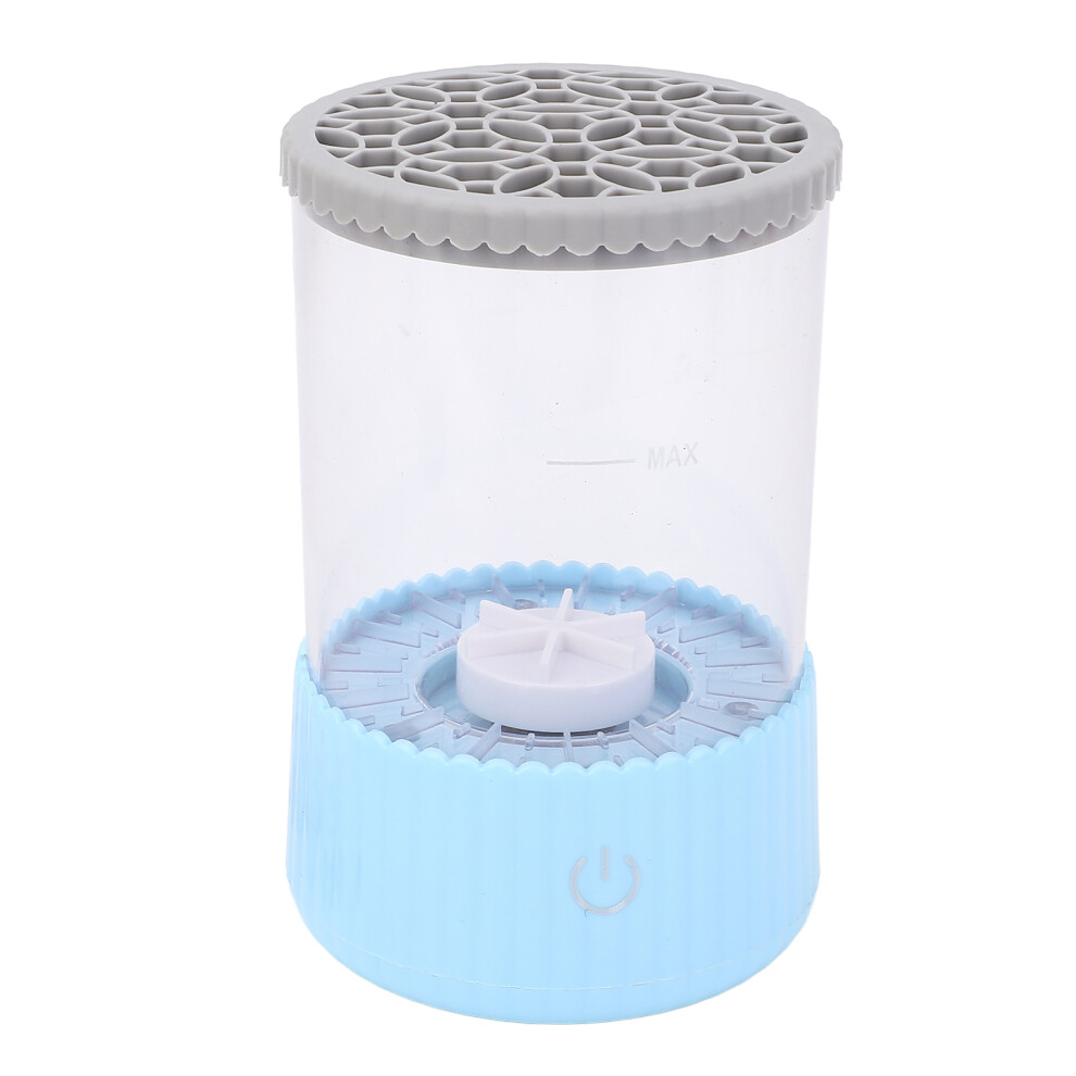 Blue Automatic Usb Electric Makeup Brush Cleaner Dryer 7000Rpm
