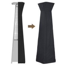 Patio Heater Covers 420D Oxford Waterproof with Zipper, Storage Bag, Fits Pyramid & Round Dome Heaters