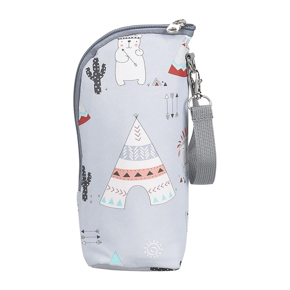 Baby Bottle Thermal Bag - Insulated Feeding Bottle Warmer Holder, Portable Milk Storage Bag for Breastmilk, Compatible with Standard Bottles
