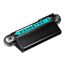 Temporary Parking Card Solar Powered Number Plate for Cars, Trucks, and Vehicles - Easy to Install, Durable Design