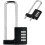Combination Padlock Outdoor Waterproof Heavy Duty Adjustable Long Padlock with Code Easy to Use Black 4-Digit Security Lock 5