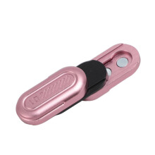 Mini Metal Haptic Push Slider 3 Layers Pink Travel & Office Toy, 3.3x1.5x1.2cm