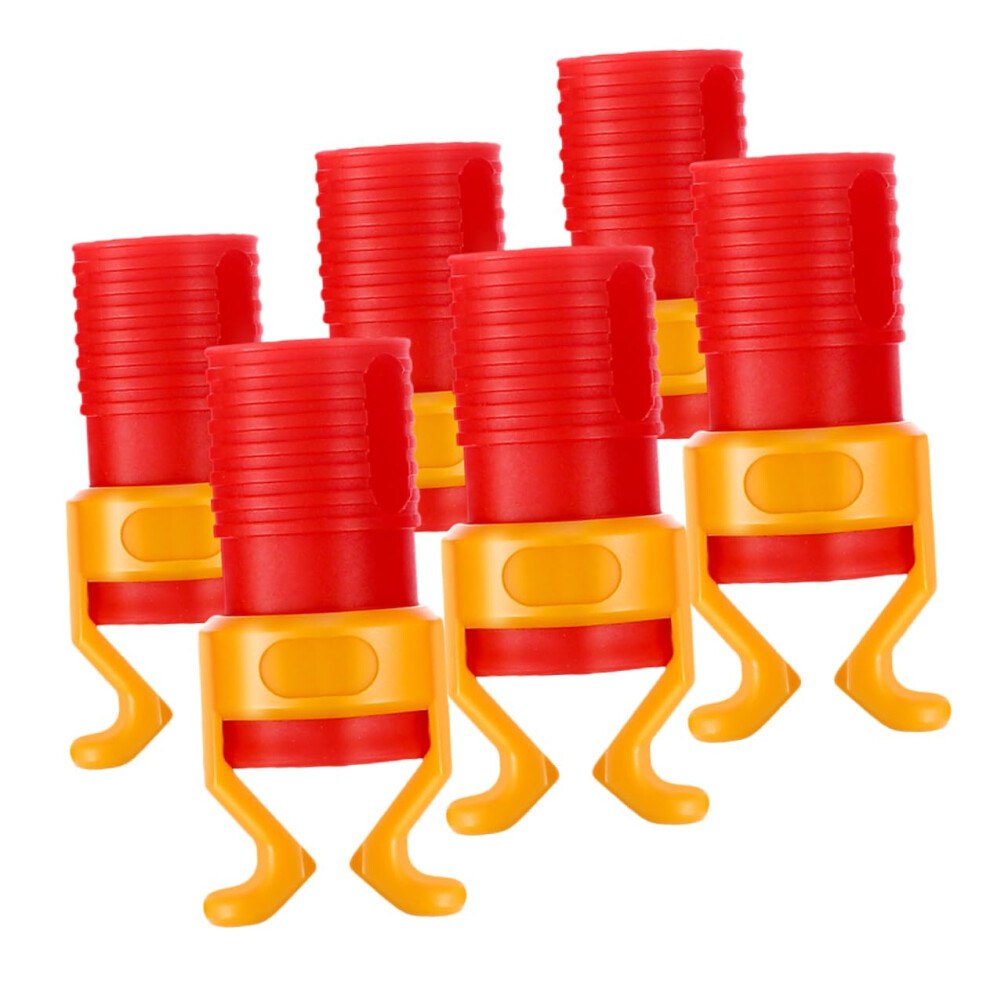 6Pcs Screw Clips For Drill Woodworking Tool, Screw Gripper Attachment Holder Clamp Guide, Durable Plastic, Adjustable Size 6447073426001