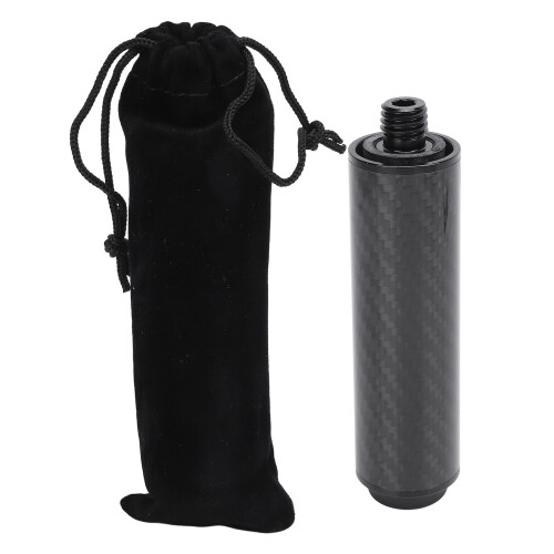 Carbon Fiber Pool Cue Extender 4 Inch Billiard Accessory 2