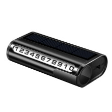 Parking Number Plate - Durable Metal Temporary Car Parking Number Plate for Jeep, 10.5x5.8x2.8cm, Auto Phone Number Display