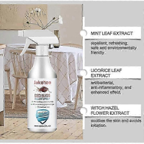 (2pcs)1/2/3pcs Bedbug Killing Spray Kills Bed Bug Eggs Prevent Fleas And Bed Bug Bites 1