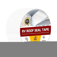RV Roof Tape RV Roof Seal Tape Waterproof, Weather Resistant, Highly Adhesive Natural Butyl Glue for Tw