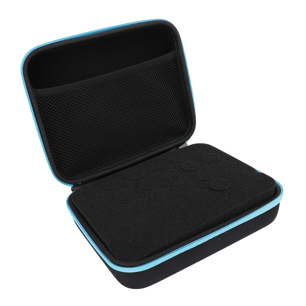 Blue Large Capacity 30-Grids Essential Oil Carrying Case For 10Ml Bottles