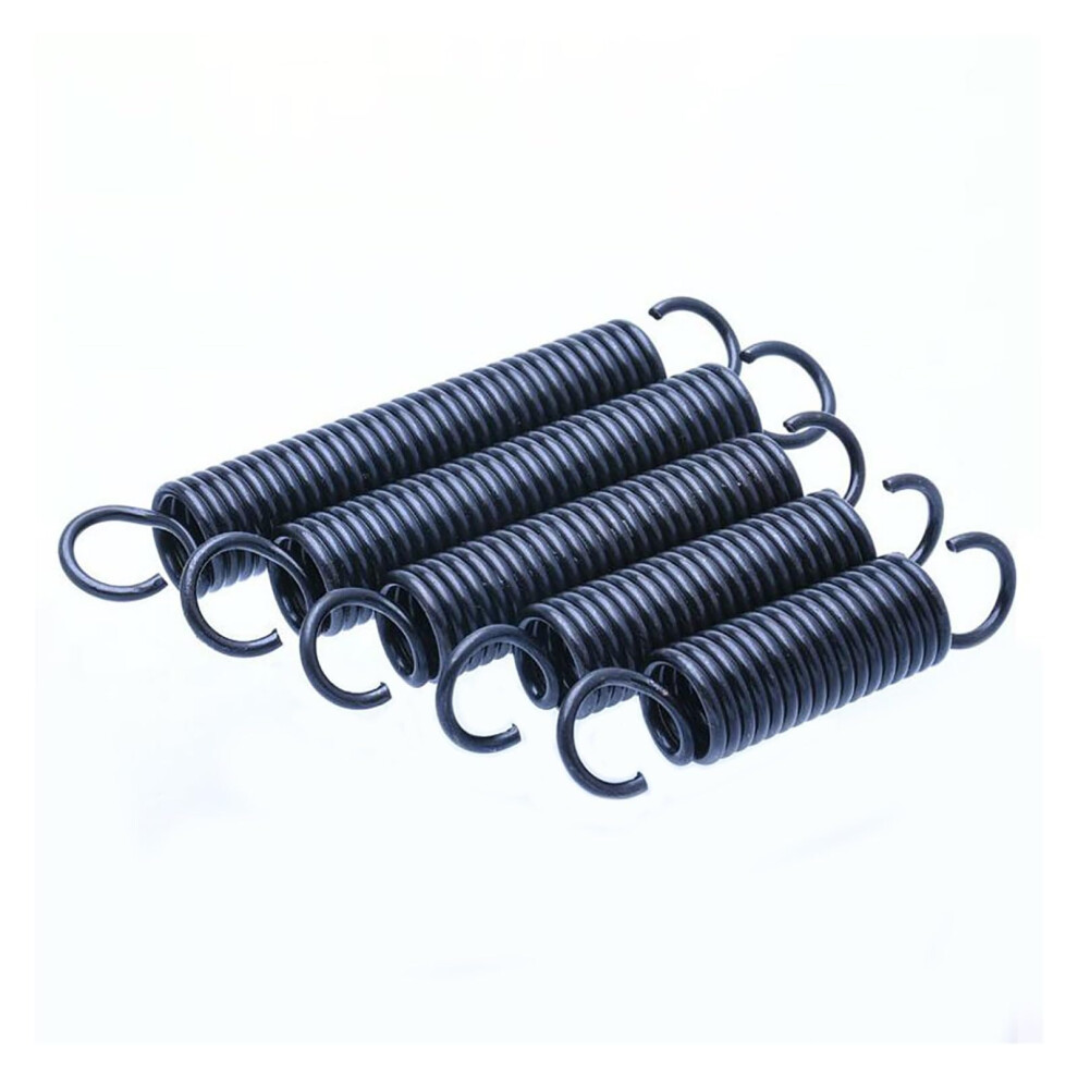 0.7Mm Wire Diameter Open Hook Tension Springs 10Pcs, Spring Steel Coil Extension Springs 5Mm-6Mm Outer Diameter, 15Mm-60Mm Length 6447073426377