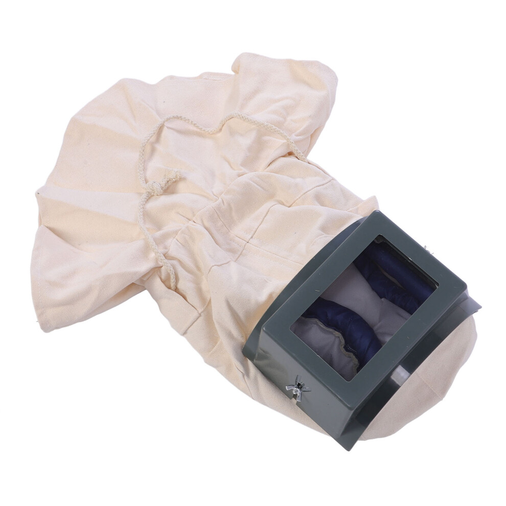 Windproof Canvas Sand Blasting Hood Cap Â Clear View, Tear Resistant 8051346383083