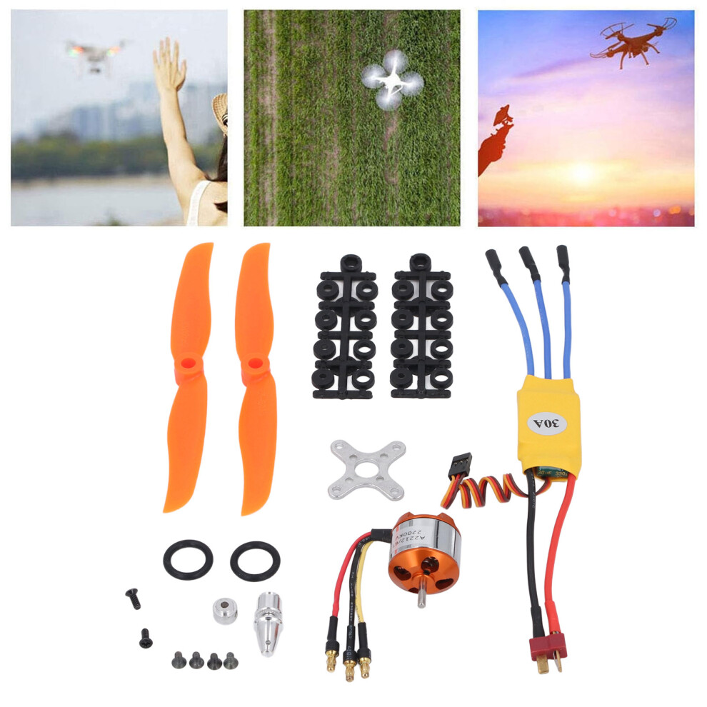 2212 6T 2200Kv Brushless Motor & 30A Esc Kit For Quadcopters 8701346383070
